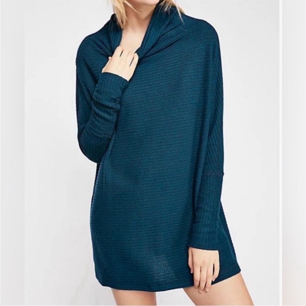 Free People Cowl Neck Sweater Dress M